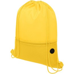 Siateczkowy plecak Oriole ściągany sznurkiem żółty