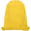 Siateczkowy plecak Oriole ściągany sznurkiem żółty
