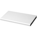 Aluminiowy powerbank Plate 8000 mAh srebrny