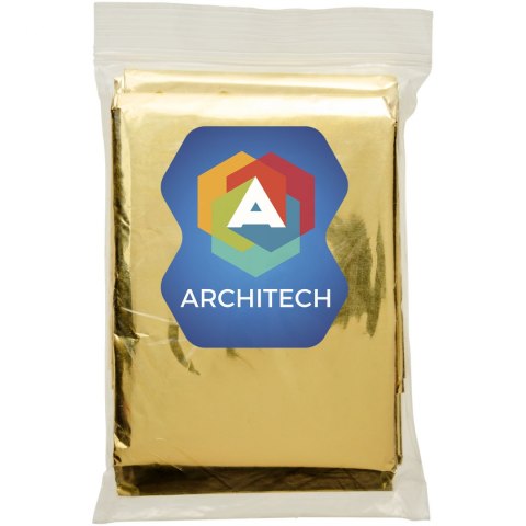 Dwufunkcyjny koc ratunkowy Frederik srebrny