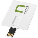 Karta z pamięcią USB Slim 2GB biały