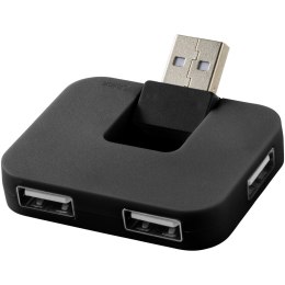 Rozdzielacz USB Gaia 4-portowy czarny