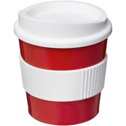 Kubek z serii Americano® Primo o pojemności 250 ml z uchwytem czerwony, biały