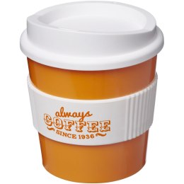 Kubek z serii Americano® Primo o pojemności 250 ml z uchwytem pomarańczowy, biały