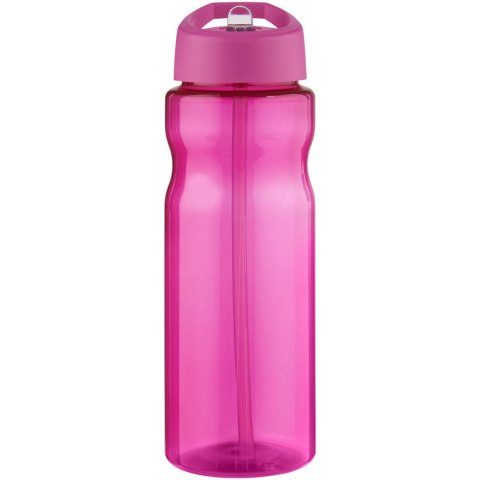 Bidon H2O Base® o pojemności 650 ml z wieczkiem z słomką magenta, magenta