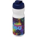 Bidon H2O Base® o pojemności 650 ml z wieczkiem zaciskowym biały, niebieski