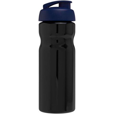 Bidon H2O Base® o pojemności 650 ml z wieczkiem zaciskowym czarny, niebieski