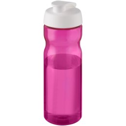 Bidon H2O Base® o pojemności 650 ml z wieczkiem zaciskowym magenta, biały