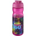 Bidon H2O Base® o pojemności 650 ml z wieczkiem zaciskowym magenta, magenta