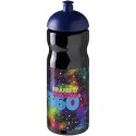 Bidon H2O Base® o pojemności 650 ml z wypukłym wieczkiem czarny, niebieski