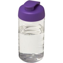 Bidon H2O Bop® o pojemności 500 ml z wieczkiem zaciskowym przezroczysty, fioletowy