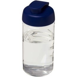 Bidon H2O Bop® o pojemności 500 ml z wieczkiem zaciskowym przezroczysty, niebieski