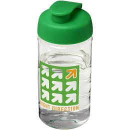 Bidon H2O Bop® o pojemności 500 ml z wieczkiem zaciskowym przezroczysty, zielony