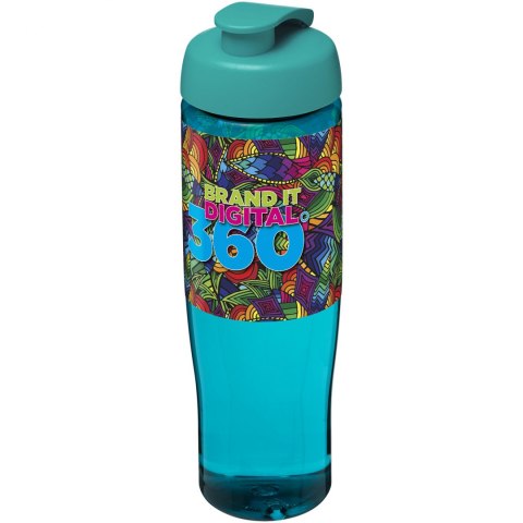 Bidon H2O Tempo® o pojemności 700 ml z wieczkiem zaciskowym morski