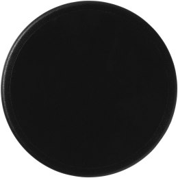 Okrągła podkładka wykonana w całości z tworzyw sztucznych pochodzących z recyklingu czarny