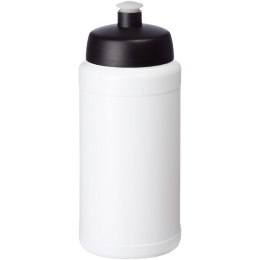 Bidon Baseline® Plus o pojemności 500 ml z wieczkiem sportowym biały, czarny
