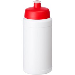 Bidon Baseline® Plus o pojemności 500 ml z wieczkiem sportowym biały, czerwony