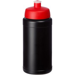 Bidon Baseline® Plus o pojemności 500 ml z wieczkiem sportowym czarny, czerwony