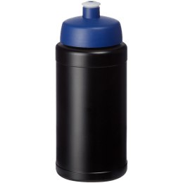 Bidon Baseline® Plus o pojemności 500 ml z wieczkiem sportowym czarny, niebieski