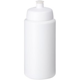 Bidon Baseline® Plus o pojemności 500 ml ze sportowym wieczkiem i uchwytem biały