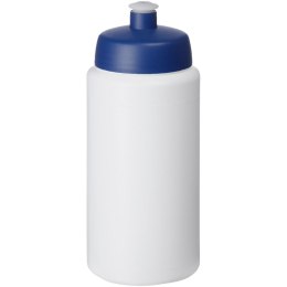 Bidon Baseline® Plus o pojemności 500 ml ze sportowym wieczkiem i uchwytem biały, niebieski
