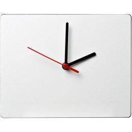 Prostokątny zegar ścienny Brite-Clock® czarny