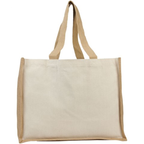 Torba z płótna 320 g/m² i juty Varai natural, piasek pustyni