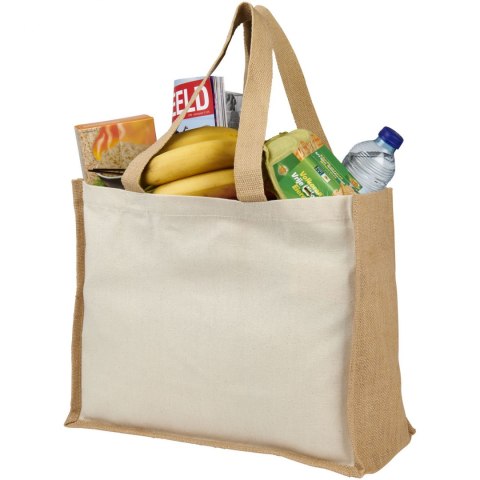 Torba z płótna 320 g/m² i juty Varai natural, piasek pustyni