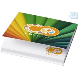 Karteczki samoprzylepne Sticky-Mate® 75x75 w miękkiej okładce biały