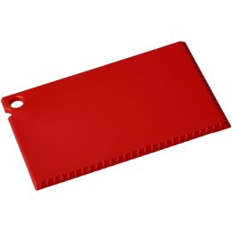 Skrobaczka do szyb wielkości karty kredytowej Coro czerwony