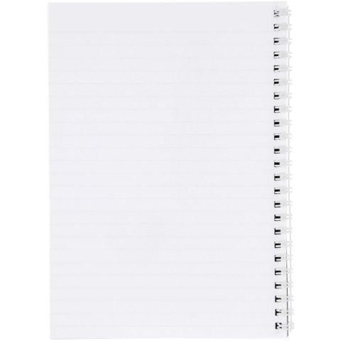Notatnik Desk-Mate® w formacie A4 z okładką wykonaną z syntetycznego materiału. biały