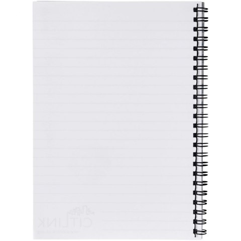 Notatnik Desk-Mate® w formacie A4 z przedziałką biały, czarny