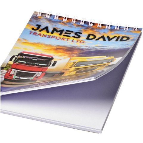 Notatnik Desk-Mate® w formacie A6 z przedziałką biały