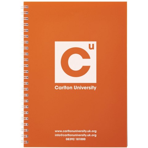 Notatnik Rothko w formacie A5 pomarańczowy, biały