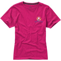 Damski t-shirt Nanaimo z krótkim rękawem magenta