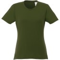T-shirt damski z krótkim rękawem Heros zieleń wojskowa
