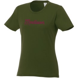 T-shirt damski z krótkim rękawem Heros zieleń wojskowa