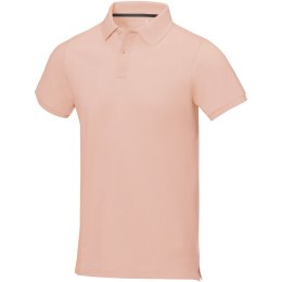 Męskie polo Calgary z krótkim rękawem pale blush pink