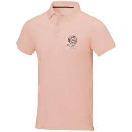 Męskie polo Calgary z krótkim rękawem pale blush pink