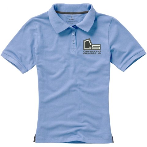 Damskie polo Calgary z krótkim rękawem jasnoniebieski