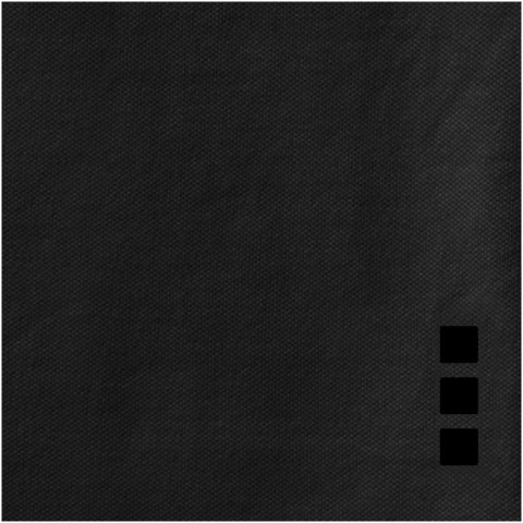 Męskie polo Markham z krótkim rękawem ze stretchu antracyt