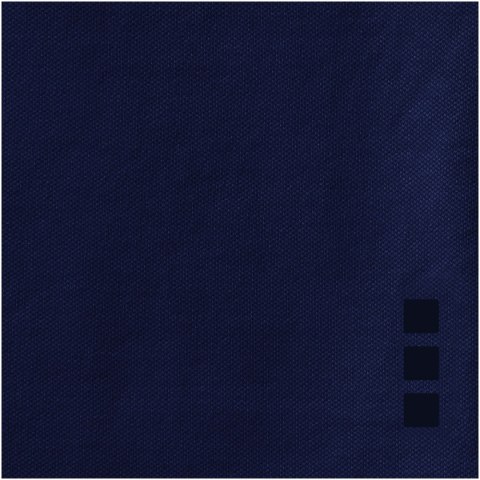 Męskie polo Markham z krótkim rękawem ze stretchu granatowy