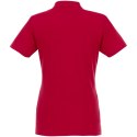 Helios - koszulka damska polo z krótkim rękawem czerwony