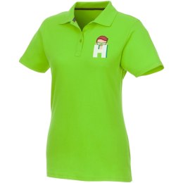 Helios - koszulka damska polo z krótkim rękawem zielone jabłuszko