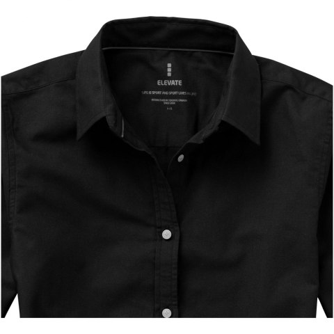 Damska koszula Vaillant z tkaniny Oxford z długim rękawem czarny