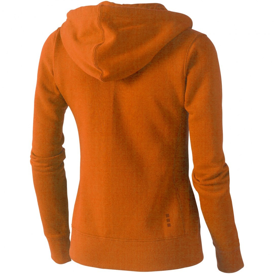 Damska rozpinana bluza z kapturem Arora pomarańczowy