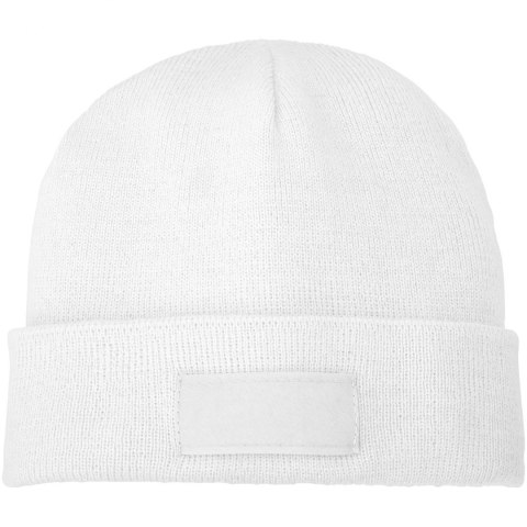 Czapka typu beanie Boreas z naszywką biały