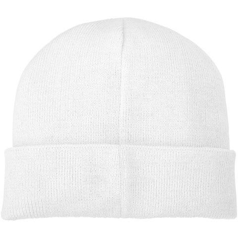 Czapka typu beanie Boreas z naszywką biały