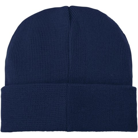 Czapka typu beanie Boreas z naszywką granatowy