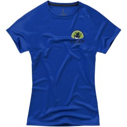 Damski T-shirt Niagara z krótkim rękawem z dzianiny Cool Fit odprowadzającej wilgoć niebieski